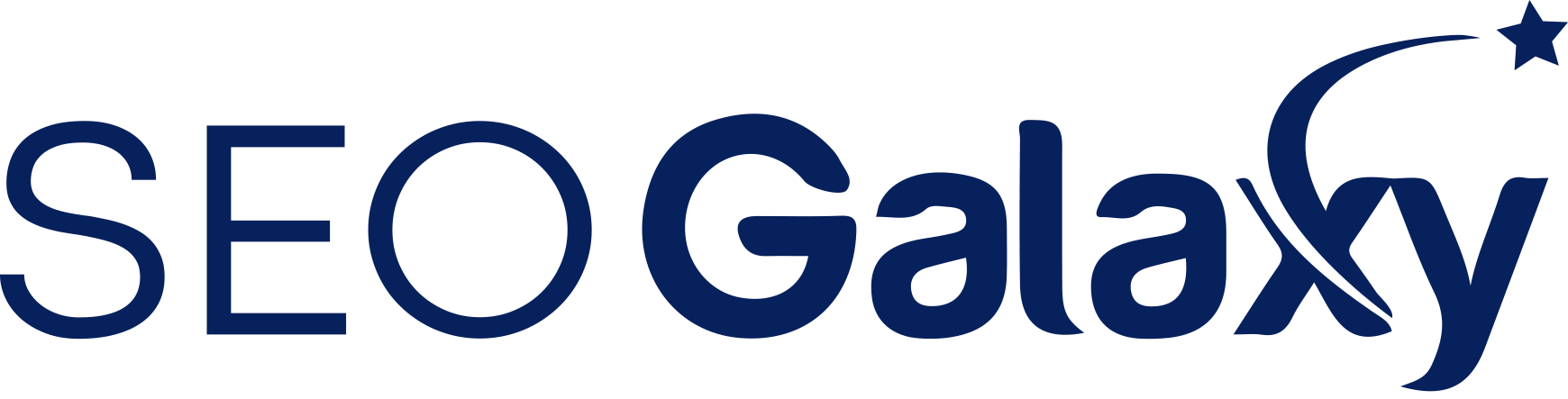 Logo SEO Galaxy blau