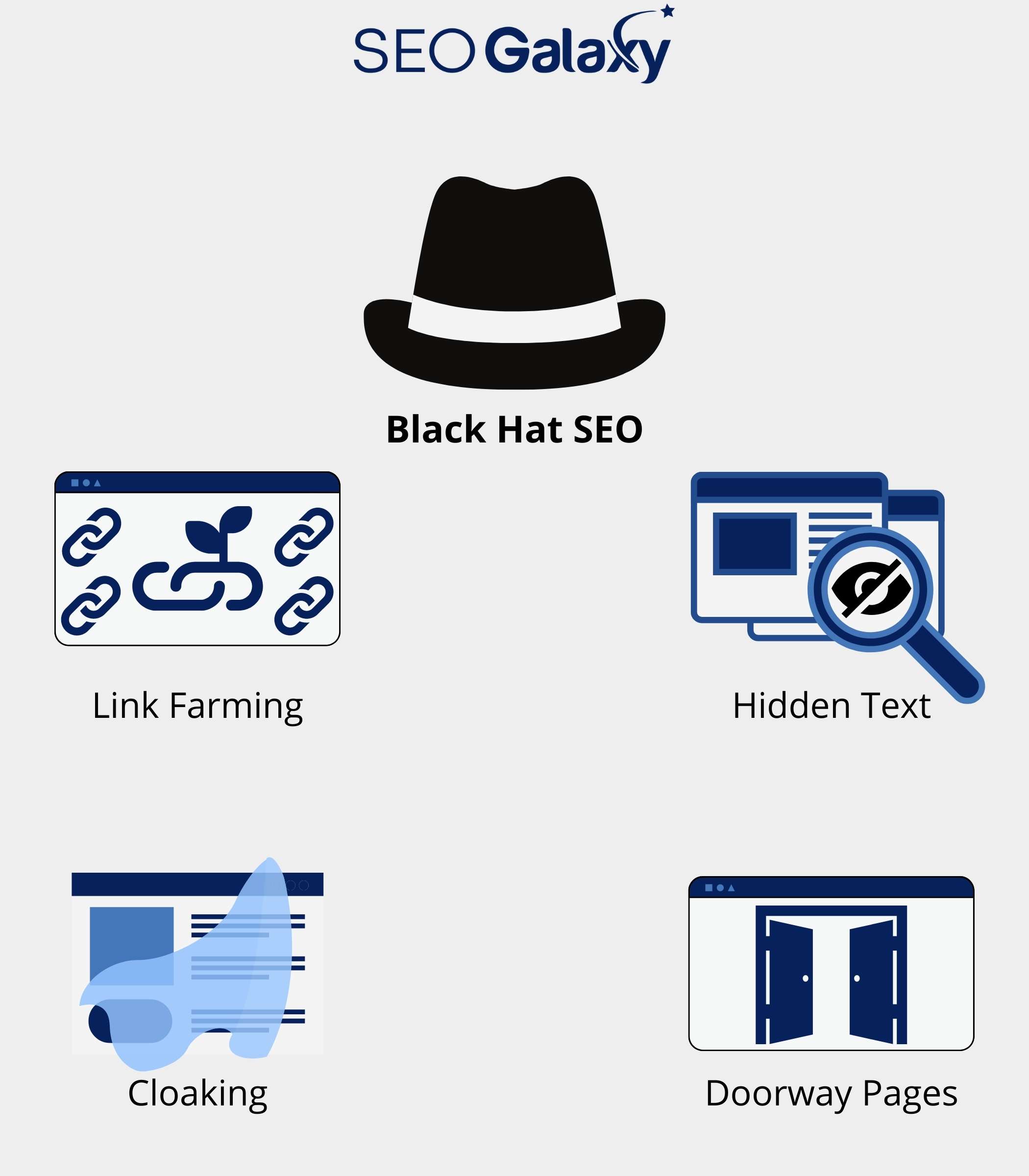 Black Hat SEO Grafik
