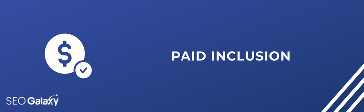Paid Inclusion